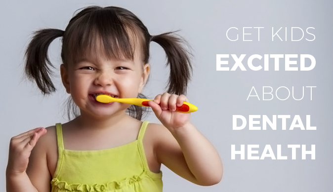 Photo of little girl brushing her teeth